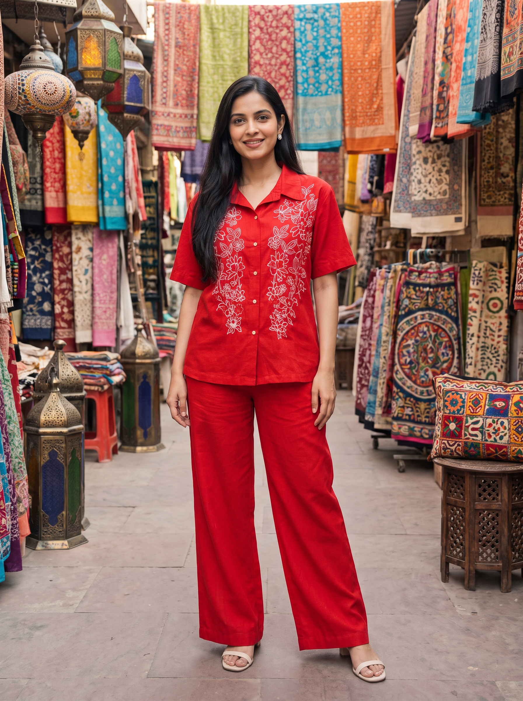 Women Red Coord set